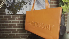 Load and play video in Gallery viewer, Orange Optimistic Tote-#StayAfloat AZD
